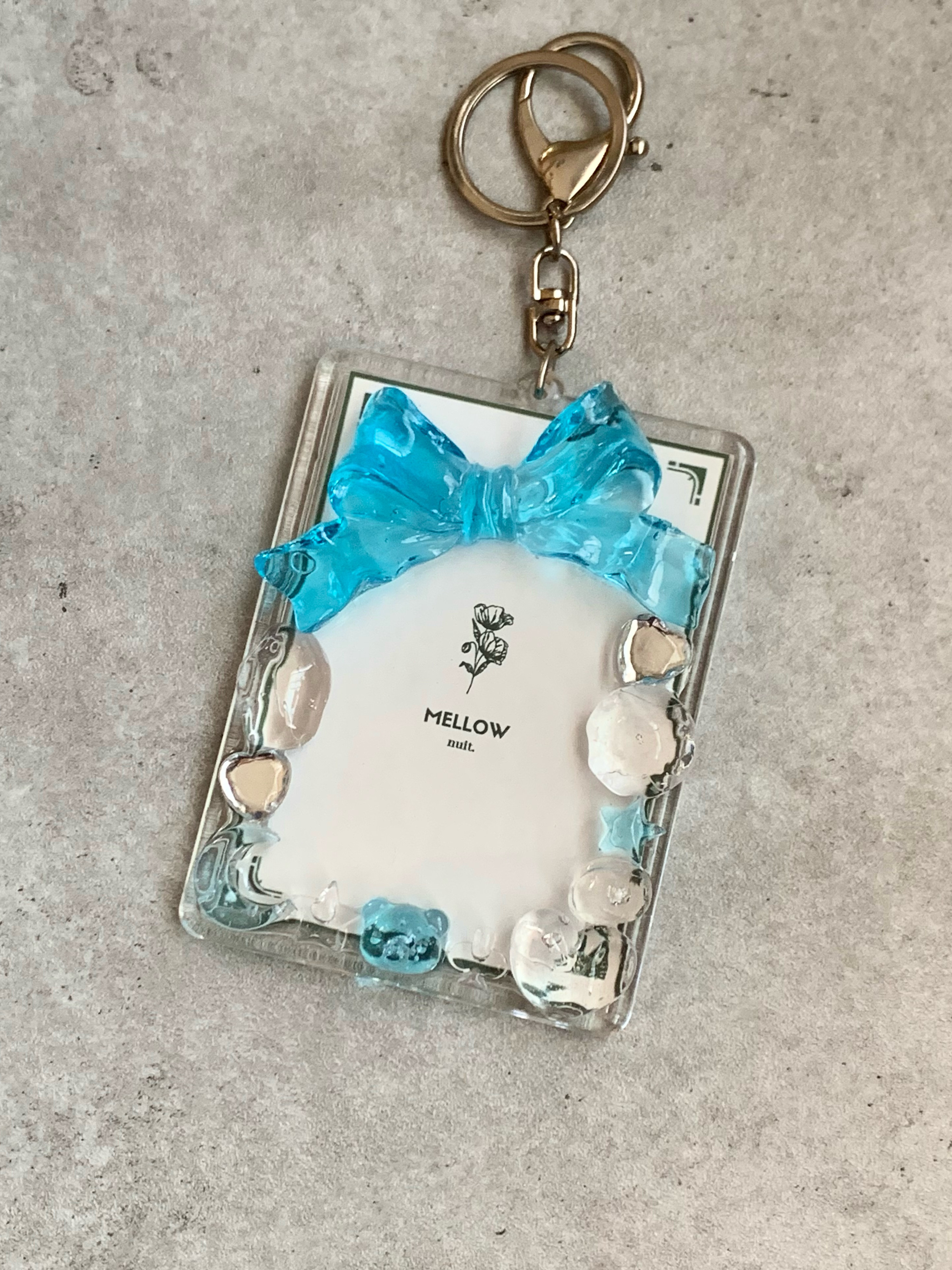 ハンドメイド　キーホルダー　トレカケース ハンドメイド　キーホルダー　トレカケース