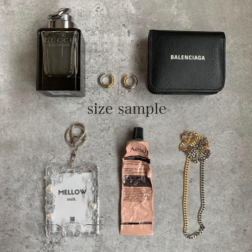 B8トレカキーホルダー】硬質ケース 『clear』no. 207 透明/クリア