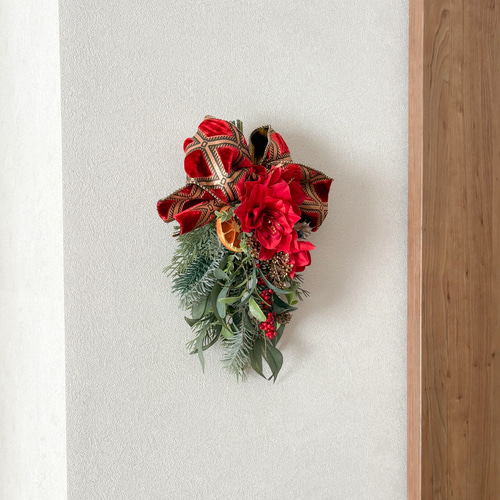 クリスマススワッグ アーティフィシャル FLORAISON（フロレゾン） クリスマス スワッグ インテリア アーティ