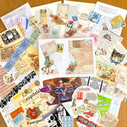 猫好きさんのコラージュBOX【猫の音楽会/ジャズ】コラージュ素材 70数点詰め合わせ 3枚目の画像