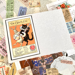 猫好きさんのコラージュBOX【猫の音楽会/ジャズ】コラージュ素材 70数点詰め合わせ 5枚目の画像