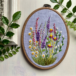 ☆ミュゲです☆秋桜便り2024 コスモスガーデンの刺繍　タペストリー RIOLISクロスステッチ刺繍キット No.583 