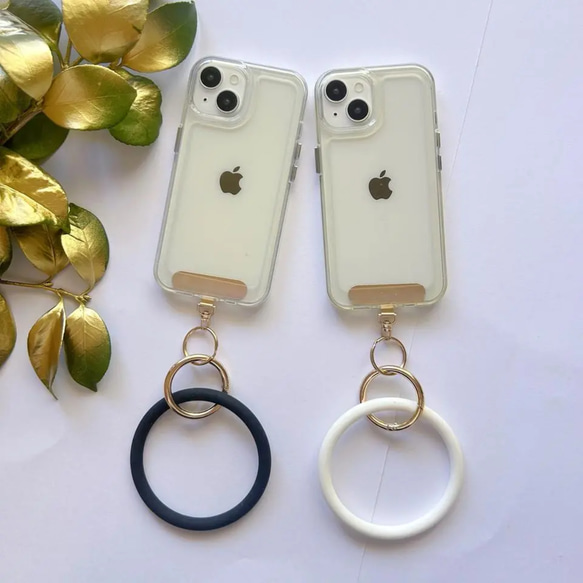 ハンドメイド iPhoneカバー×2 iPhone 17proMax/17air対応】スマホケース 2way ハンドストラップ付き