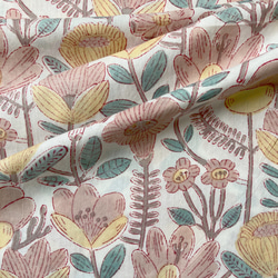 インド ブロックプリント生地 ミニカットクロス10枚セット アゾフリーv.03ファブリックIF0333 8枚目の画像