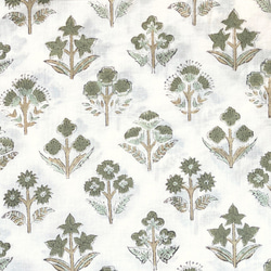 インド ブロックプリント生地 ミニカットクロス10枚セット アゾフリーv.03ファブリックIF0333 11枚目の画像