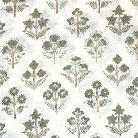 インド ブロックプリント生地 ミニカットクロス10枚セット アゾフリーv.03ファブリックIF0333 11枚目の画像