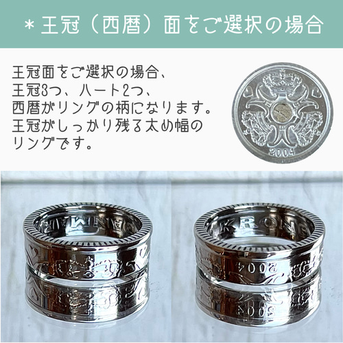 デンマーク硬貨1クローネ 計19枚 1992〜2008年、2016、2017年 ハッピーコイン デンマーク 1クローネ コインリング 指輪・リング