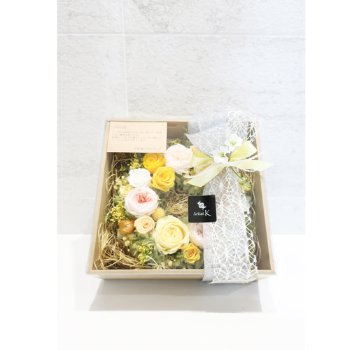 ローズ フラワーリース ✿ プリザーブドフラワー Gisela リース