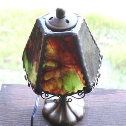 一点物 早い者勝ち! 小振りなテーブルランプ ステンドグラス ランプ 照明 卓上 スタンド ギフト 13枚目の画像