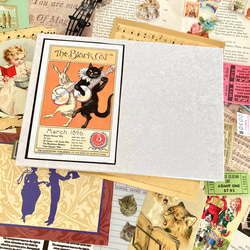 猫好きさんのコラージュBOX 【猫の音楽会/オペラ】コラージュ素材 80数点詰め合わせ 9枚目の画像