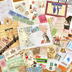猫好きさんのコラージュBOX 【猫の音楽会/オペラ】コラージュ素材 80数点詰め合わせ 5枚目の画像