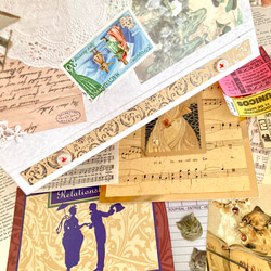 猫好きさんのコラージュBOX 【猫の音楽会/オペラ】コラージュ素材 80数点詰め合わせ 8枚目の画像