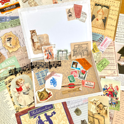 猫好きさんのコラージュBOX 【猫の音楽会/オペラ】コラージュ素材 80数点詰め合わせ 7枚目の画像