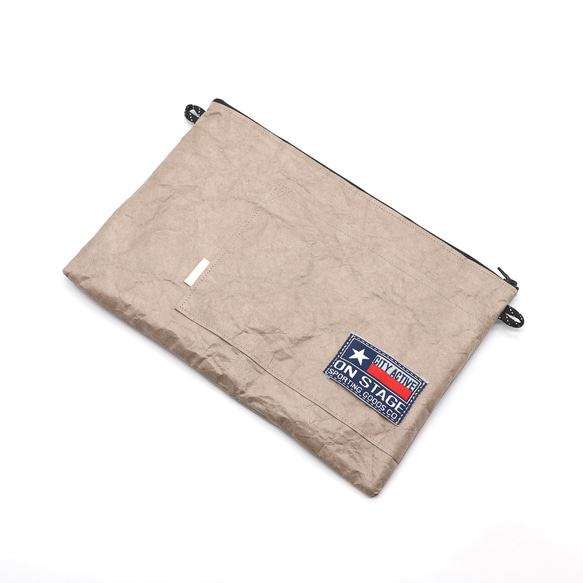 04タイベックサコッシュ ブラウン 5枚目の画像