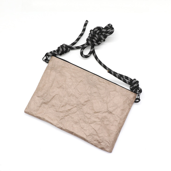 04タイベックサコッシュ ブラウン 2枚目の画像