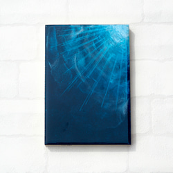 夜の海〜 〈レジン〉〈レジンアート〉〈海アート〉 絵画 aki