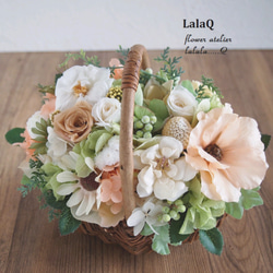 プリザーブドフラワー ブーケ ベージュ系 プリザーブドフラワー】花束 bouquet｜ブーケ｜white｜pink｜モーヴ