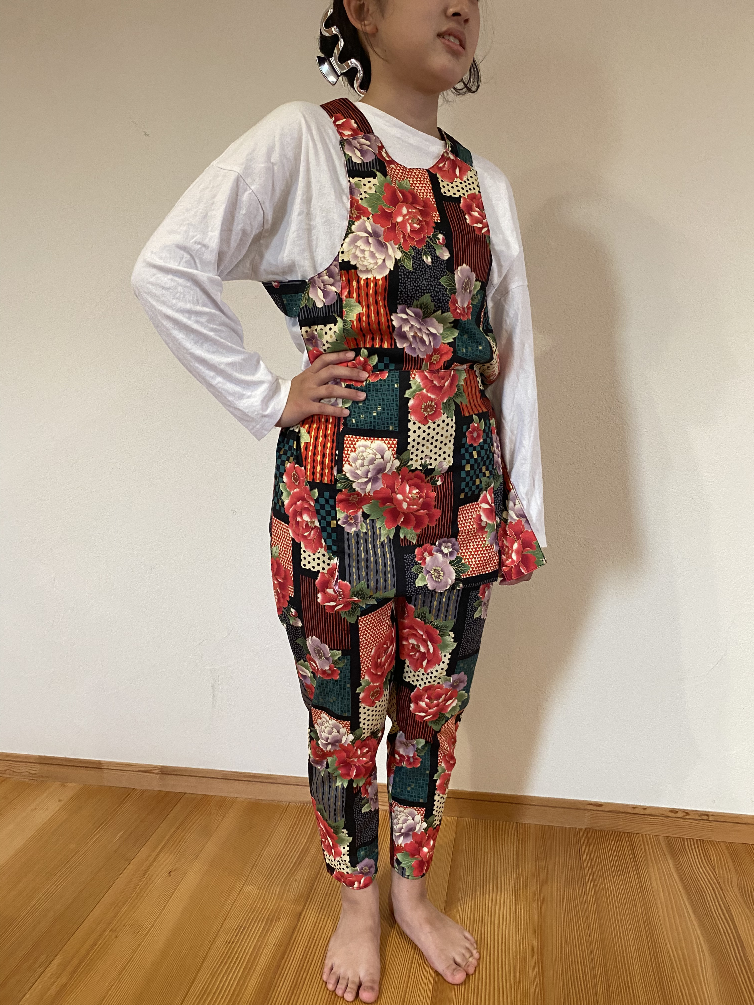 【大人用　お祭り衣装】腹掛け＆ズボンセット（ハンドメイド）