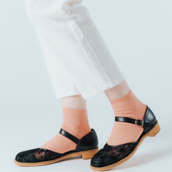 セパレートシューズ 黒チュール XS20cm~LL25.5cm 14枚目の画像