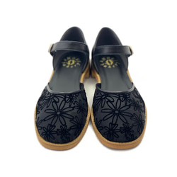 セパレートシューズ 黒チュール XS20cm~LL25.5cm 10枚目の画像