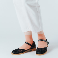 セパレートシューズ 黒チュール XS20cm~LL25.5cm 13枚目の画像