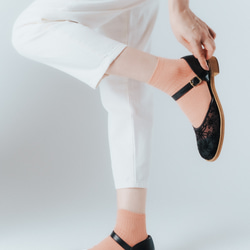 セパレートシューズ 黒チュール XS20cm~LL25.5cm 15枚目の画像