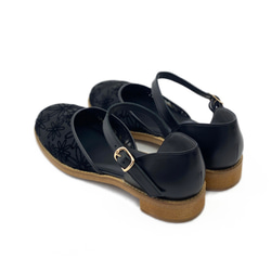 セパレートシューズ 黒チュール XS20cm~LL25.5cm 12枚目の画像