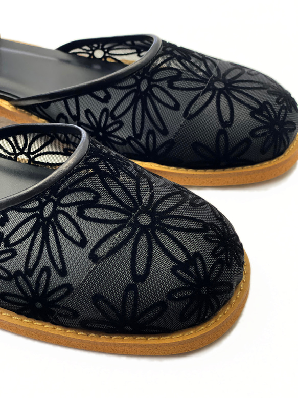 セパレートシューズ 黒チュール XS20cm~LL25.5cm 11枚目の画像