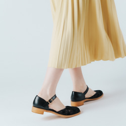 セパレートシューズ 黒チュール XS20cm~LL25.5cm 7枚目の画像