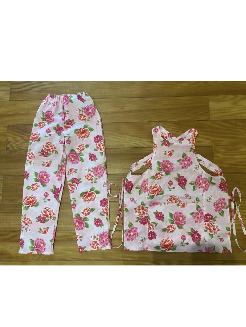 【子ども用お祭り衣装】腹掛け＆ズボンセット（ハンドメイド）