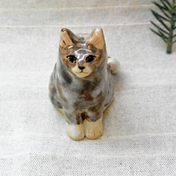 ネコの五月人形と鯉のぼり 「緑」 端午の節句・こどもの日 猫・ねこ