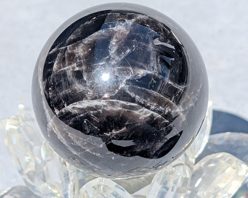 レア 高品質 モリオン 瑪瑙 共生 スフィア MB1057 【限定入荷】 稀少