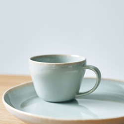 Fire King ジェダイ Jade-ite セントデニス・カップ＆ソーサー