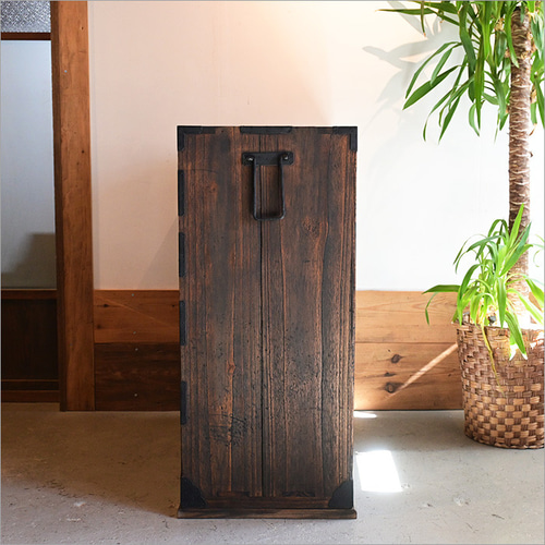 明治大正 和箪笥 リメイク品 1点物 アンティーク チェスト 桐箪笥 5段