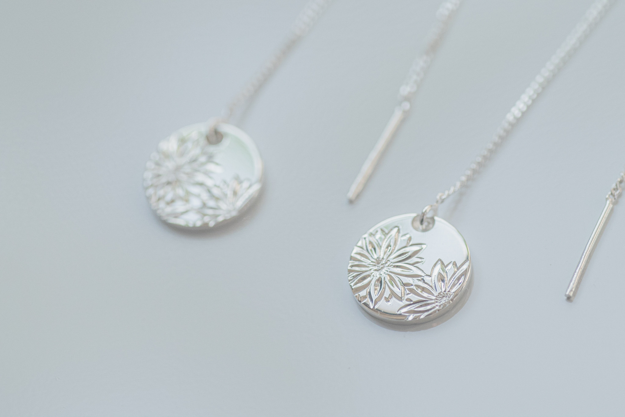 「ガーベラ」 Gerbera /chain pierce/sv925