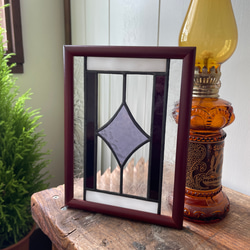 ステンドグラス パネル 毛糸アーガイル その他インテリア雑貨 ステンド