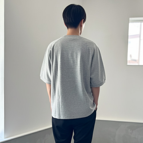ユニセックス】サイドスリット ガゼット付 ラグランスリーブ ビッグ