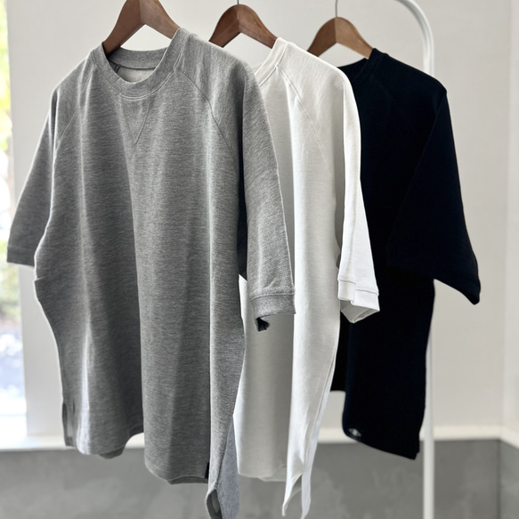 新品　　ETラグランスリーブTシャツ tシャツ ラグランラインスリーブリンガー刺繍Tシャツ レディース