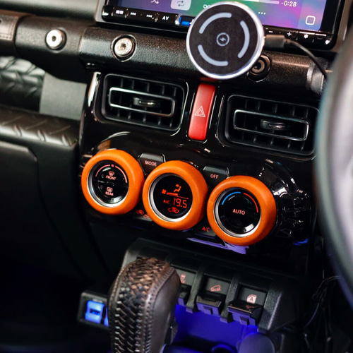 ジムニー JB64 JB74用 エアコンダイヤルカバー その他インテリア雑貨