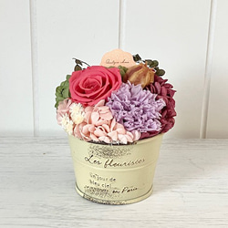 ローズのフラワーギフトボックス ＊プリザーブドフラワー