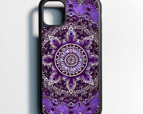 iPhone 17 螺鈿風 曼荼羅 名入れ可 天然貝シェル 全機種対応 ケース