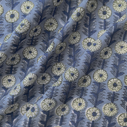 インド ブロックプリント生地 ミニカットクロス 10枚セット寒色系vol.15 ファブリック はぎれIF0334 8枚目の画像