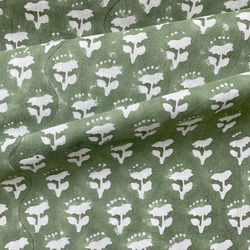 インド ブロックプリント生地 ミニカットクロス 10枚セット寒色系vol.15 ファブリック はぎれIF0334 5枚目の画像