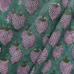 インド ブロックプリント生地 ミニカットクロス 10枚セット寒色系vol.15 ファブリック はぎれIF0334 7枚目の画像