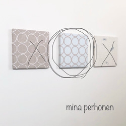 mina perhonen ミナペルホネン ファブリックパネル 3点セット