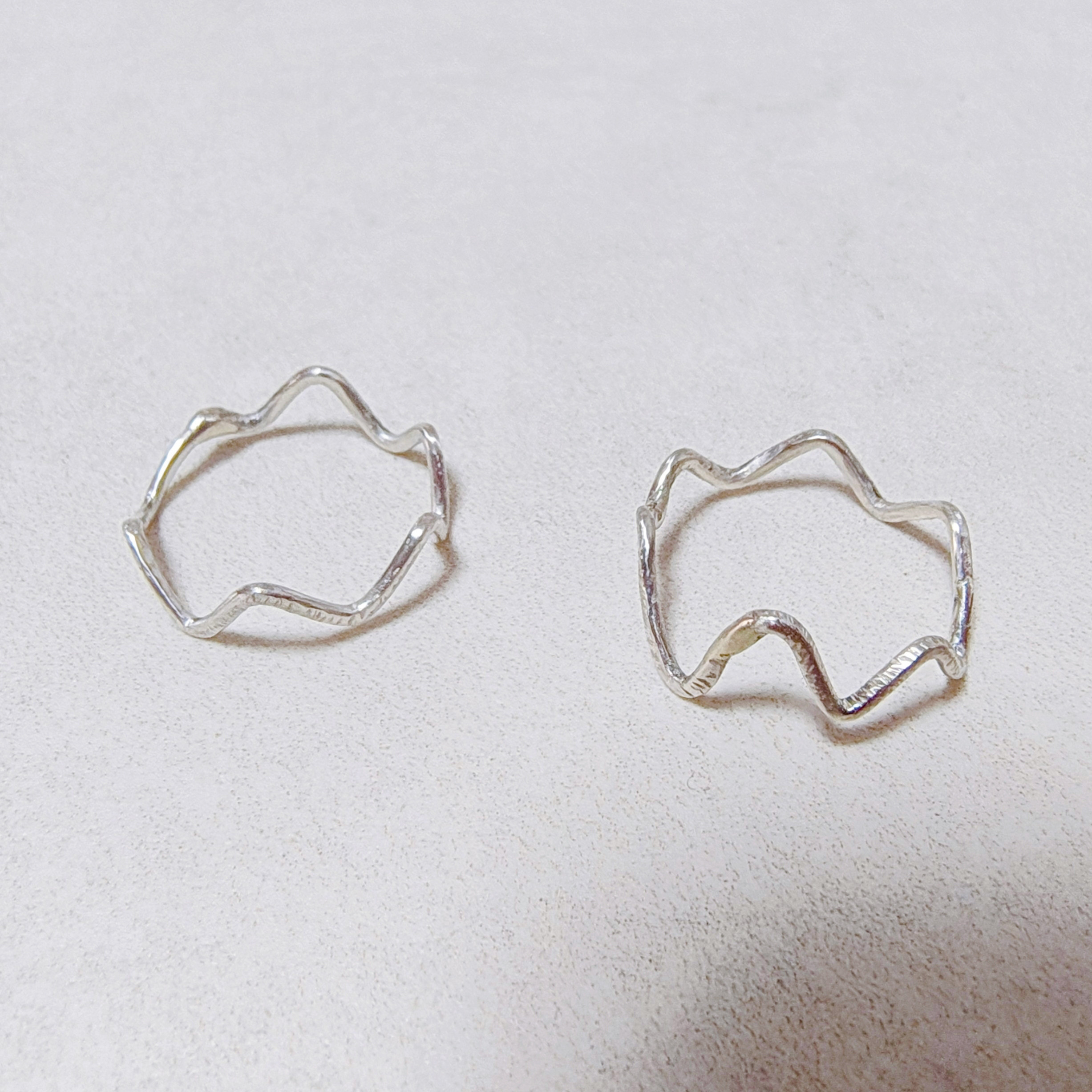 シルバーリング 細身リング マット メンズ レディース ユニセックス シルバー925 SV925 モダン 普段使い