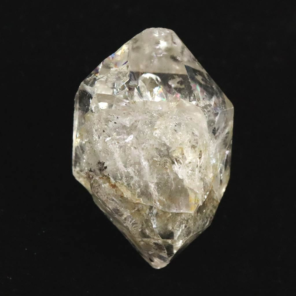 米国NY州産 ハーキマーダイヤモンド 28mm原石 エレスチャル  8.21g #28065