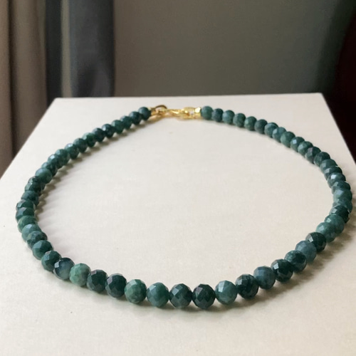 翡翠 天然石 翡翠ネックレス ミャンマー産本翡翠 ネックレス キラキラ