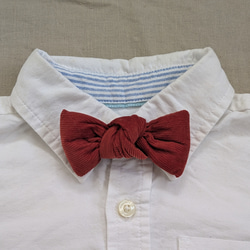 コーデュロイ《えんじ》蝶ネクタイ　baby/kids/ladies/mens 1枚目の画像