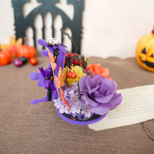 ひろりん✨クレイフラワー❁お正月フラワーアレンジメント特大壁掛け 季節のお任せアレンジメント ニュアンスカラー ￥5500 are-n-01